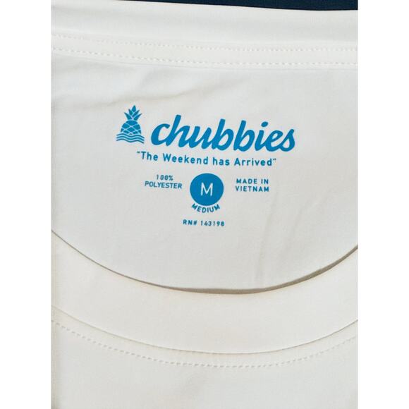 NWT Chubbies Small OR Medium Men’s Rashguard The Ride Wave Long Sleeve Shirt - Picture 4 of 9